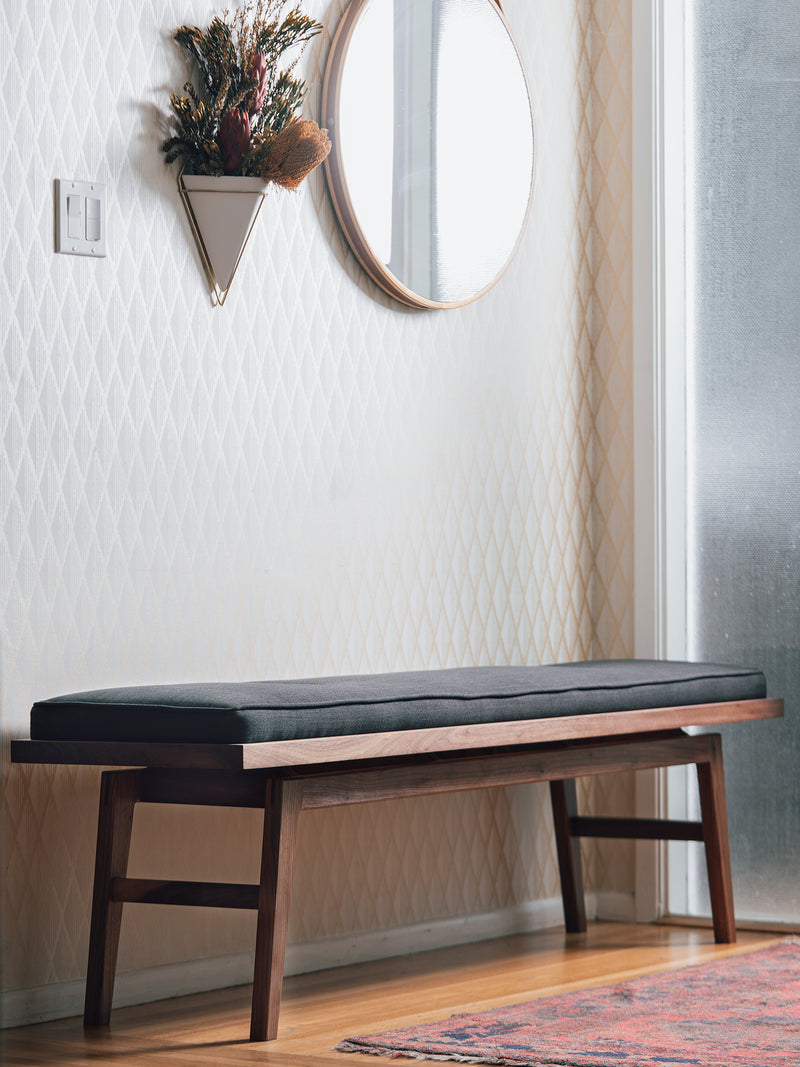 Jana Entry Bench- Upholstered Version