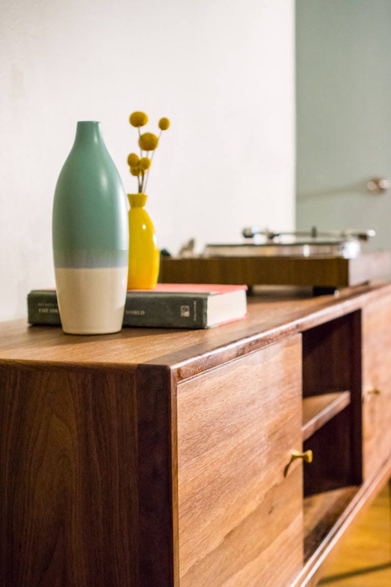 Classic Modern Credenza Media Cabinet