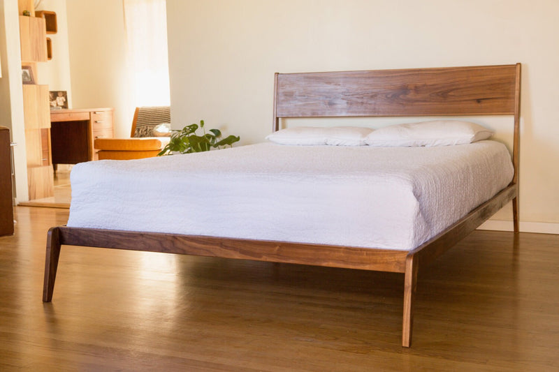 Modern Lean Bed (Mid Century Danish Modern Style Bed)