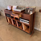 The Fingerprints Walnut Vinyl Storage | Stereo Console