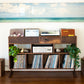 The Fingerprints Walnut Vinyl Storage | Stereo Console