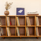 Lofi Vinyl Storage Double Decker with Mid Century Modern Stylings