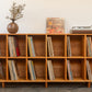 Hifi Double Decker Vinyl Storage Unit with Mid Century Modern Stylings